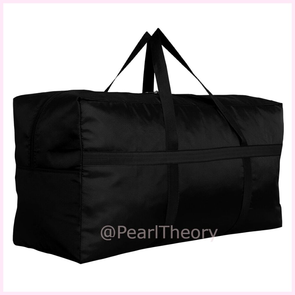 Extra Large Foldable Duffle Bag With Zippers And … - image 1